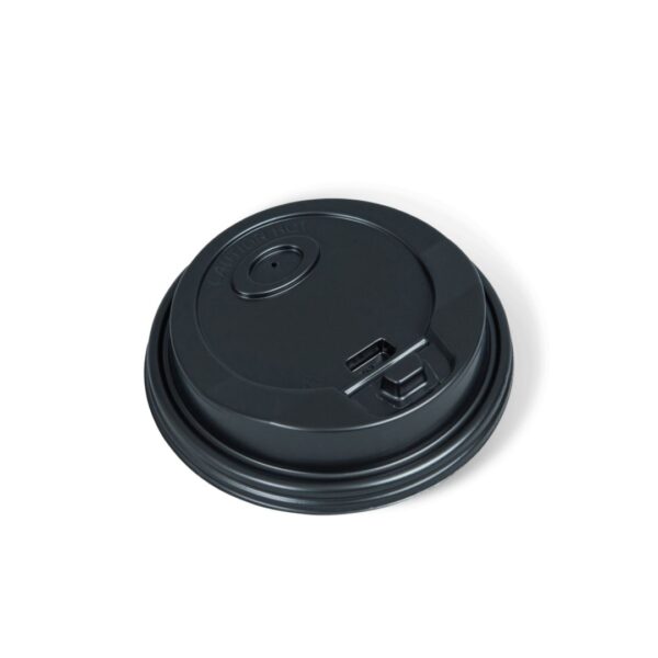 12/16 oz Black Ripple Coffee Cup Lids