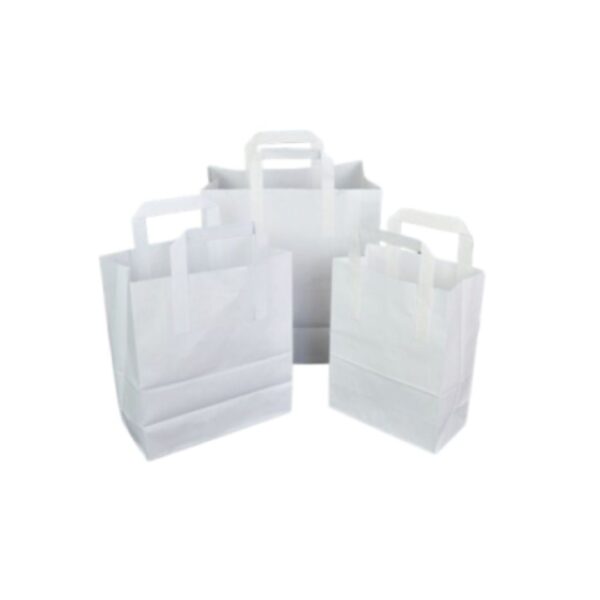 Kraft SOS White Carry Bag - Medium