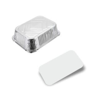 No 2 Aluminium Foil Containers & Poly Coated Lids