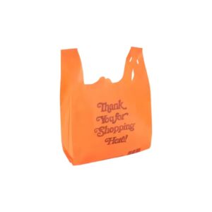 Orange Thank You Bags - Large